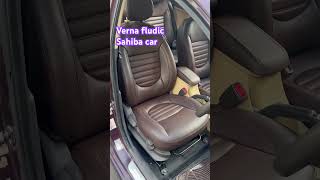 Verna fludic premium car seat cover # sahiba car