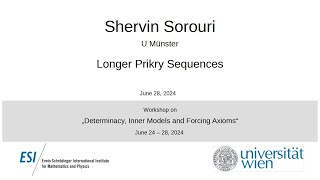 Shervin Sorouri - Longer Prikry Sequences