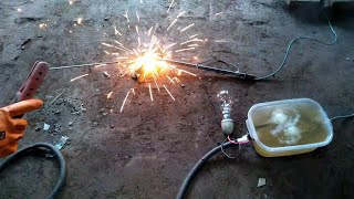 How To Make 230v Water Welding Machine | Salt Water Welding Machine Experiment Project