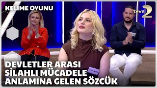 Devletler arası silahlı mücadele anlamına gelen sözcük | Kelime Oyunu