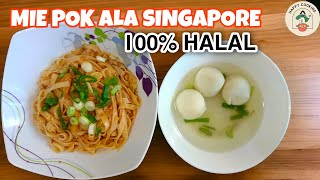 RESEP MIE POK SINGAPORE HALAL SIMPLE | MEE POK  SINGAPORE HALAL | MIE VIRAL