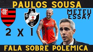 Coletiva de Paulo Sousa após vitoria Flamengo 2 x 1 Vasco #coletivadeimprensa #flamengo #vasco #paul