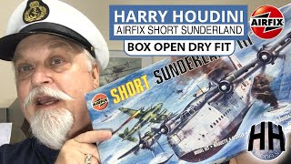 Airfix Sunderland Part 1 Box Open and Dry Fit plus Aftermarket - Finding Airfix Rare Kits