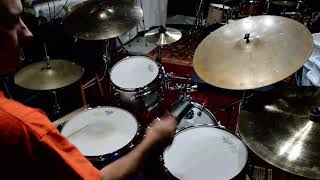 Phat deep reverb beat!! On upgraded Ludwig Questlove Backbeats kit.