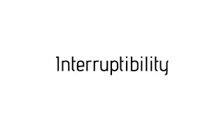 How to pronounce Interruptibility / Interruptibility pronunciation