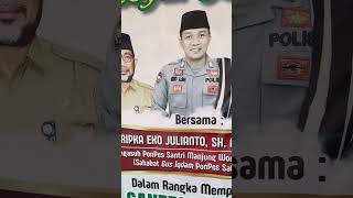 Hadiri Haul Akbar dan gebyar Solawat HSN ke X 2024 Abah EKO Julianto polisi malam ini