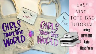 Beginners HTV Tote Bags Tutorial