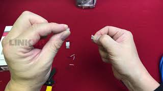 LINKUP Cat6A Wide Diameter Plug Step-by-Step Easy Assembly Guide