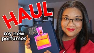 HAUL of perfumes, fingers crossed they're good?! | perfume collection 2024