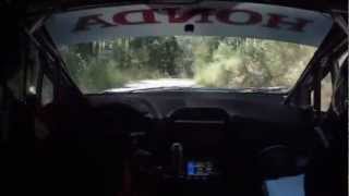 SS4 Evans / Weston - Honda Jazz G2 Onboard In Car - 2012 Snake Racing Coffs Coast Rally