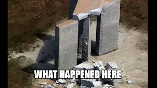 Georgia guide stones destroyed. An act of God?