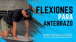 COMO hacer FLEXIONES de ANTEBRAZO UNILATERAL | ELIMINA el DOLOR de CODOS | Entrena en casa