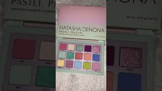 Natasha Denona Pastel Palette Swatches🌷#natashadenona #eyeshadow #shorts #eyeshadowpalette #explore