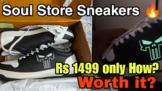 Souled Store Sneakers Unboxing | Punisher logo grow in dark review 🔥