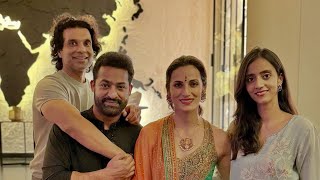 Young Tiger NTR Family Diwali Celebrations @Shriya Reddy House in Mumbai | Nakshatra News