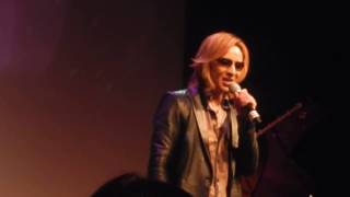 Yoshiki, "We Are X", Showcase in Amsterdam @IDFA, Melweg - Rabozaal, Nov 17th 2016