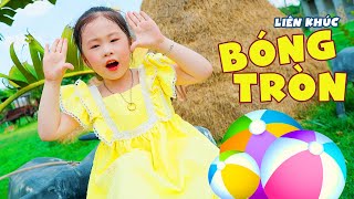 BÓNG TRÒN, QUẢ, BÉ TẬP ĐẾM SỐ, BÉ KHỎE BÉ NGOAN - Liên khúc nhạc thiếu nhi mầm chồi lá mới nhất