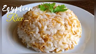 EGYPTIAN RICE|HOW TO COOK RICE WITH VERMICELLI(QUICK AND EASY)