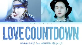 NAYEON (나연) - 'LOVE COUNTDOWN' (Feat. Wonstein) Color Coded Lyrics/가사 (Han/Rom/Eng)