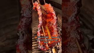 🔥 RIBS ON FIRE! 🔥 Rotisserie Grill Action Will Blow Your Mind! 🤯 #shorts #ribs #bbq #grillingseason