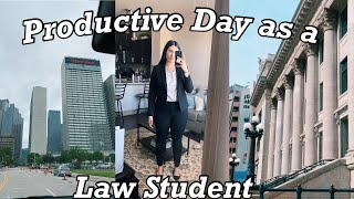 PRODUCTIVE DAY AS A LAW STUDENT