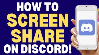 How To Screen Share On Discord Mobile 2024 | How To Always Tutorials