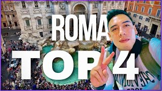 Top 4 lugares que TIENES QUE VER en ROMA! | [GUIA de viaje 🇮🇹 ITALIA 2024]