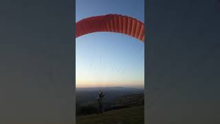 #parapente, petite séance de gonflage