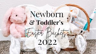 WHAT’S IN MY NEWBORN & TODDLER’S EASTER BASKETS | EASTER 2022 GIFT GUIDE 🐰🌸🐣