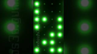 VJ LOOP 72 - #shorts - Circular Lights Flashing & Moving Horizontally