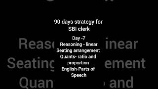 90 days beginners strategy for SBI clerk 2024#sbiclerk #banking