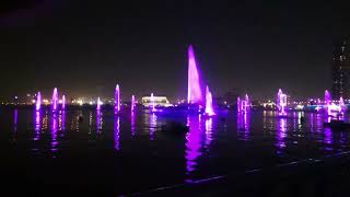 Laser show in Dubai Festival City// Philippines independence day