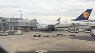 Air Canada Boeing 777-300ER Taxi and Takeoff Frankfurt 2016