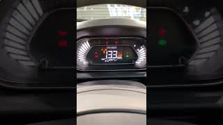 TATA Tiago instrument cluster