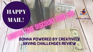 HAPPY MAIL FROM DONNA POWERED BY CREATIVITY  ||   PURCHASED THRU LETTER BUX ETSY EDITION  WOW!!!!