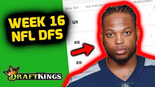 WEEK 16 NFL DRAFTKINGS PICKS