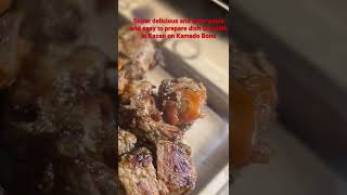 Super delicious and quite quick and easy to prepare dish Shashlik in Kazan on Kamado Bono