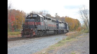 HD Pan Am Railways & Amtrak Downeaster Action on District 2 Early November 2021