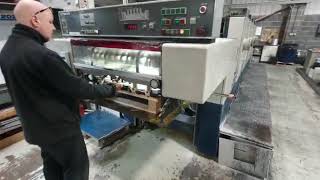 Working Video OF Komori Lithrone 526 Offset Printing Machine - 5 Color