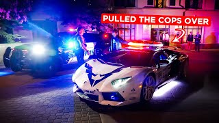 MESSING WITH THE LOCAL POLICE WITH A LAMBORGHINI COP CAR...