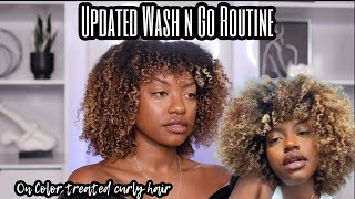 WASH N GO ROUTINE | THIS GEL + FOAM IS GIVING DEFINITION, SHINE & VOLUME!!