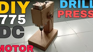 HOW TO MAKE DRILL PRESS AT HOME | D.I.Y.