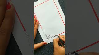 easy project work border design #shorts #youtubeshorts