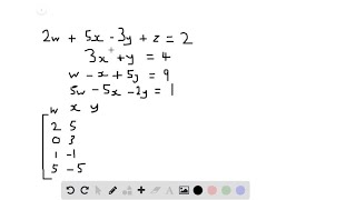 In Exercises 1–8, write the augmented matrix for each system of linear equations. {\beginali…