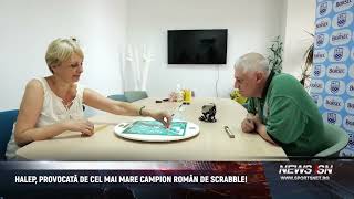 Halep, provocată de cel mai mare campion român de scrabble!