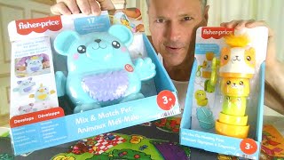 Mattel Makes a Mr. Potato Head: Fisher Price Mix & Match Pet. On The Go Nesting Pets Unboxing Review