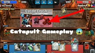 Castle Crush Catapult Gameplay 😱😱@castlegamingbydz