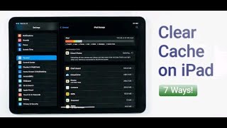 How to Clear Cache on iPad 2022 7 Ways