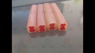 how do we make core filling dog chew  ？ /Jinan Sunrising Machinery