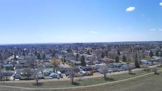 The Holly Stone HS720G drone over Medicine Hat Alberta